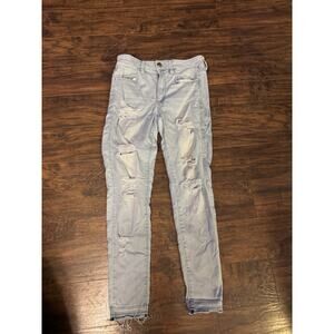 American Eagle Women’s Jeans Super Stretch Super Hi Rise Jegging Size 8 Regular